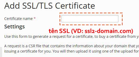 Thêm và đổi SSL cho website trên Plesk