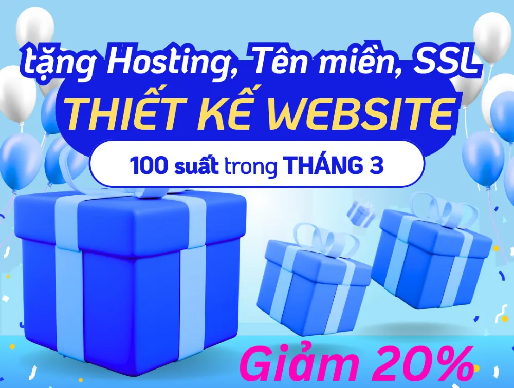 Khuyến mại thiết kế web