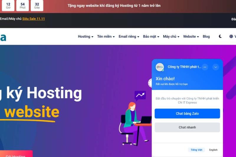 Hướng dẫn tích hợp nhắn tin Zalo vào trang web