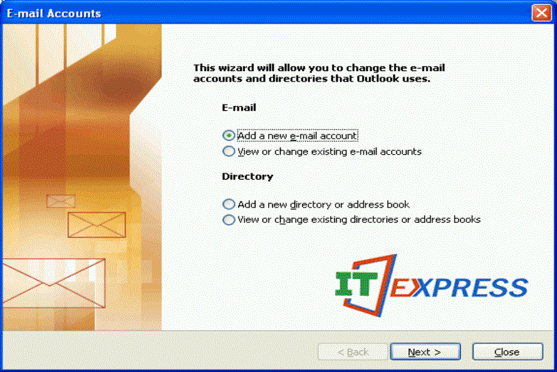 Hướng dẫn cài đặt Email trên Microsoft Outlook 2003
