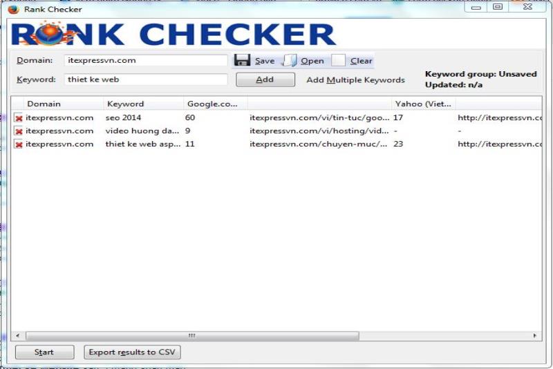 Add on Rank Checker Kiểm tra thứ hạng từ khóa của website trên Firefox