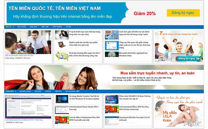 Những mẫu website tin tức phổ biến, thiết kế đẹp và được nhiều đối tác sử dụng tại IT Express