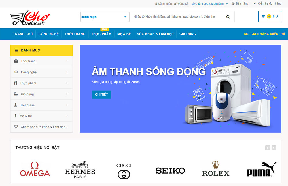 Bán hàng cùng chợ việt nam