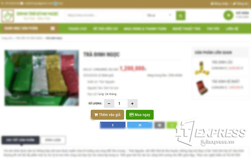 Tiêu chuẩn Thiết kế website tinh giản - trực quan