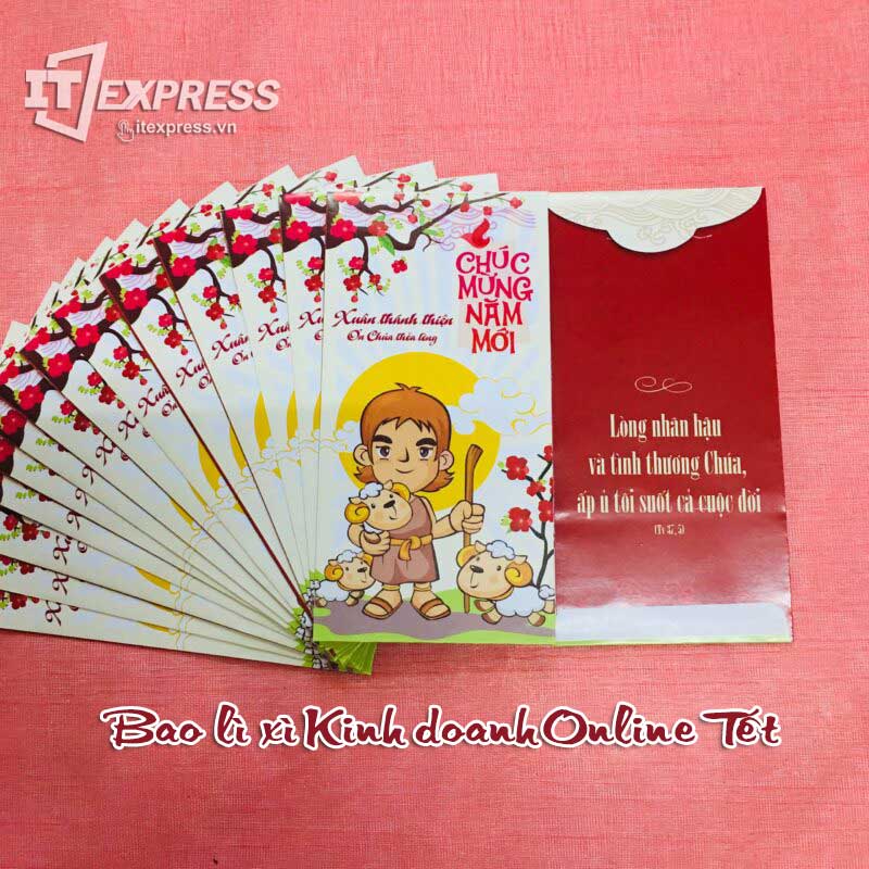 Kinh doanh bao lì xì online Dịp tết để hốt bạc
