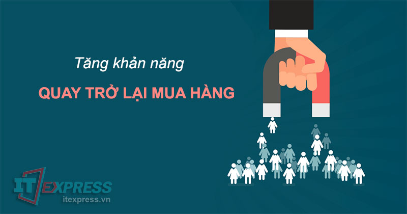 Bán hàng qua website giúp khách hàng dễ dàng quay lại cho những lần sau