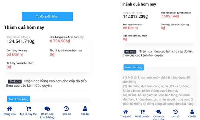 Cảnh giác website, app Giật đơn hàng online