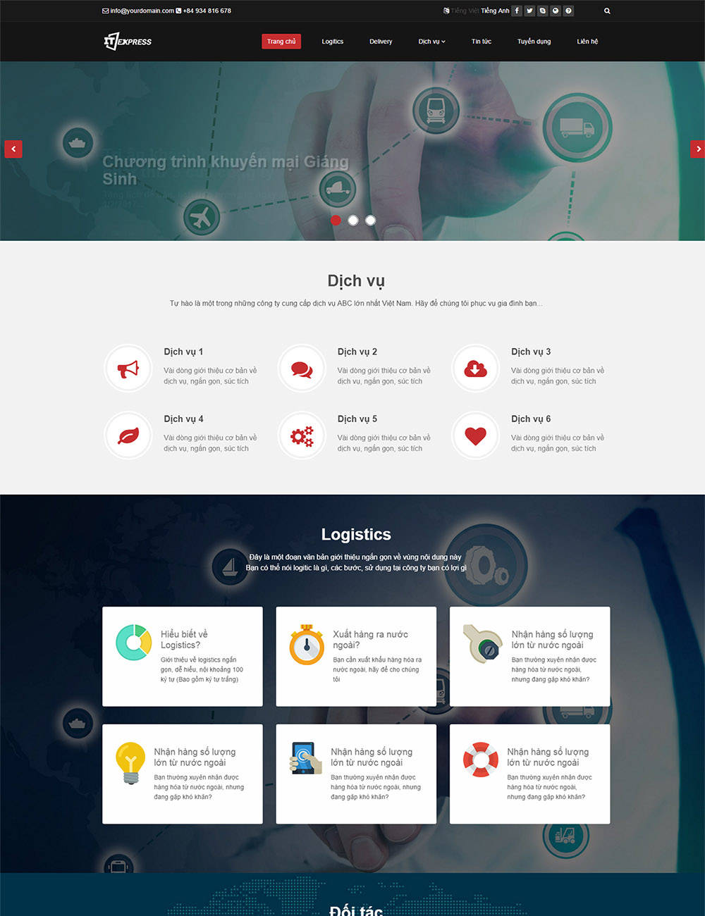 Mẫu website giới thiệu công ty, sản phẩm comp-2016-001