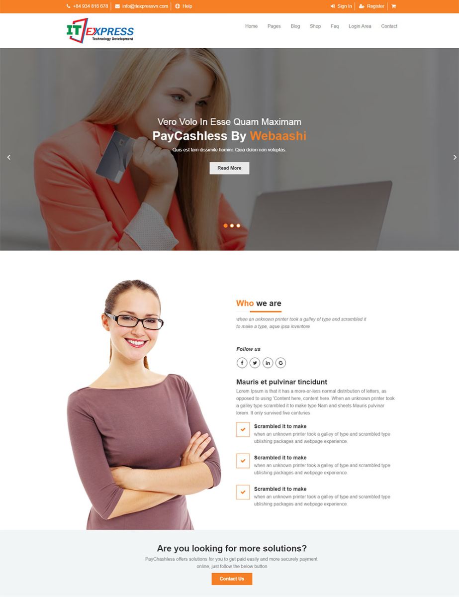 Mẫu website giới thiệu công ty, sản phẩm và dịch vụ chuyên nghiệp comp-2017-007