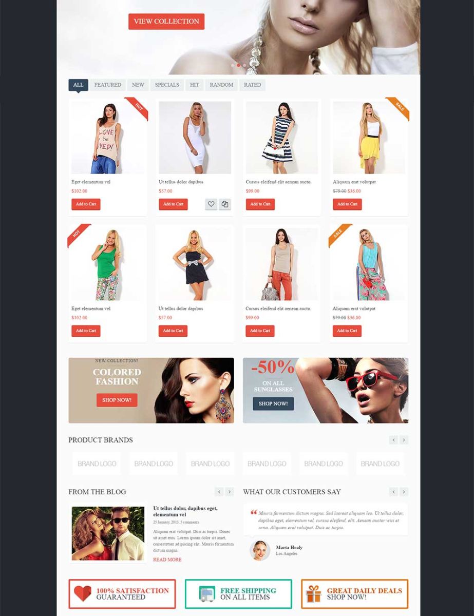 Mẫu website bán hàng thời trang chuyên nghiệp mới nhất 2017