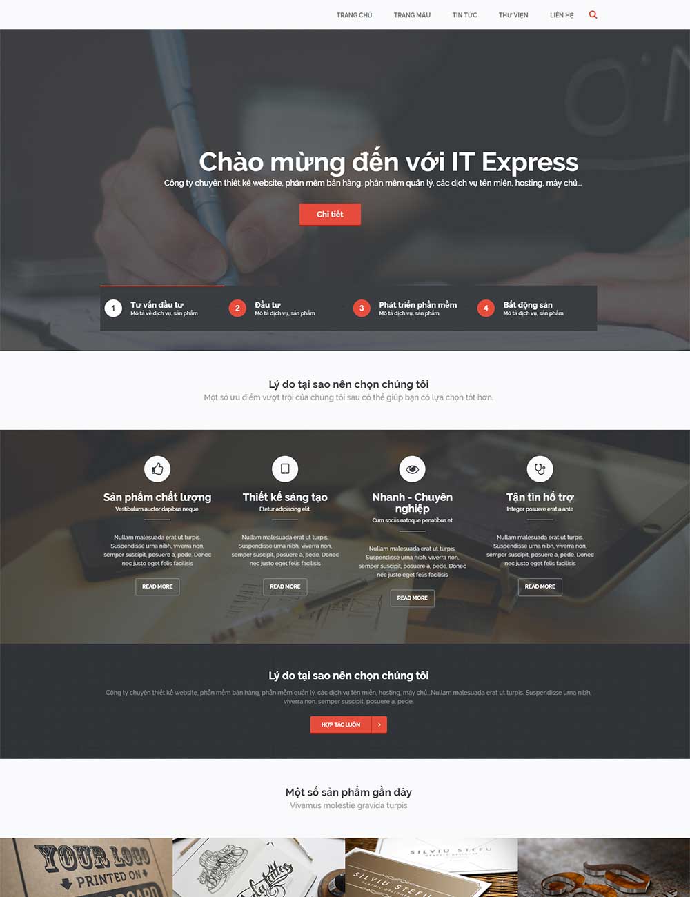 Mẫu website giới thiệu công ty, tập đoàn comp-2018-003