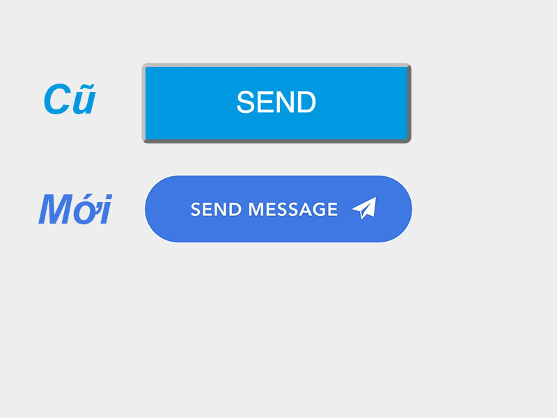 Một ví dụ xu thế thiết kế website