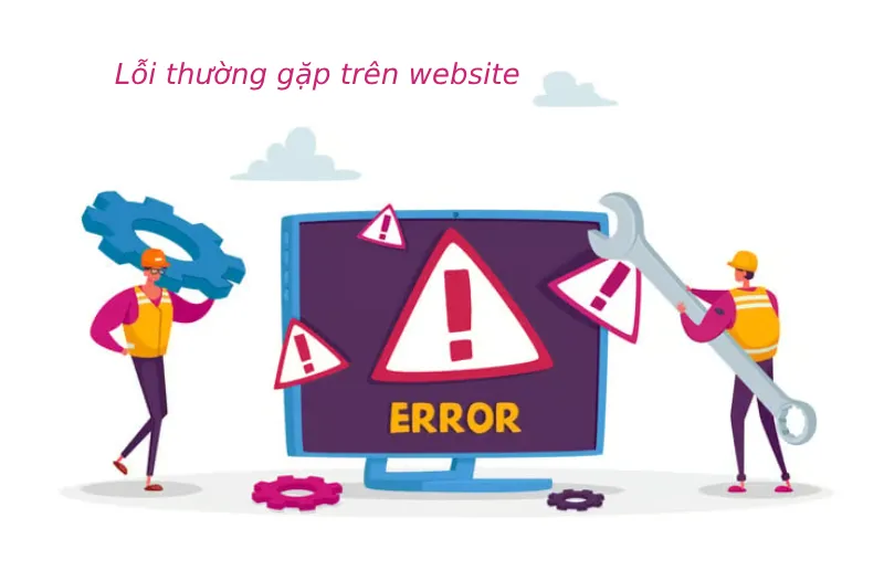 Một số lỗi kỹ thuật thường gặp trên một trang web