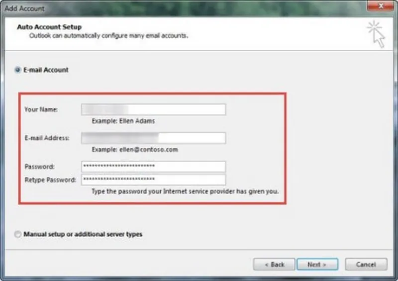 Quản lý Gmail, Yahoo! Mail, Hotmail bằng Outlook 2013 - 2
