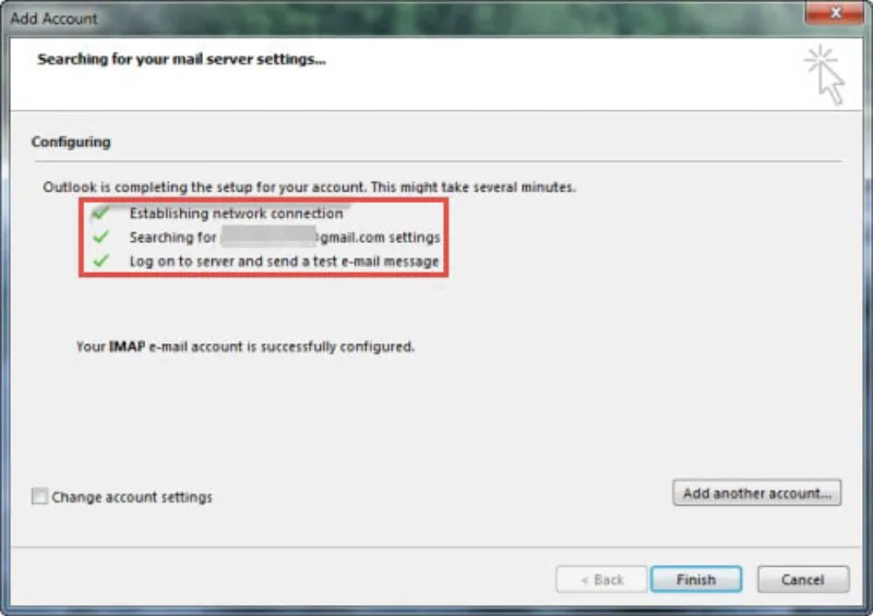 Quản lý Gmail, Yahoo! Mail, Hotmail bằng Outlook 2013 - 3