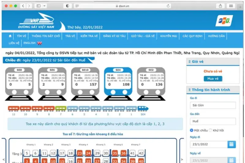 Vay 2.000 tỷ đồng để xây dựng website bán vé trực tuyến cho ngành Đường sắt