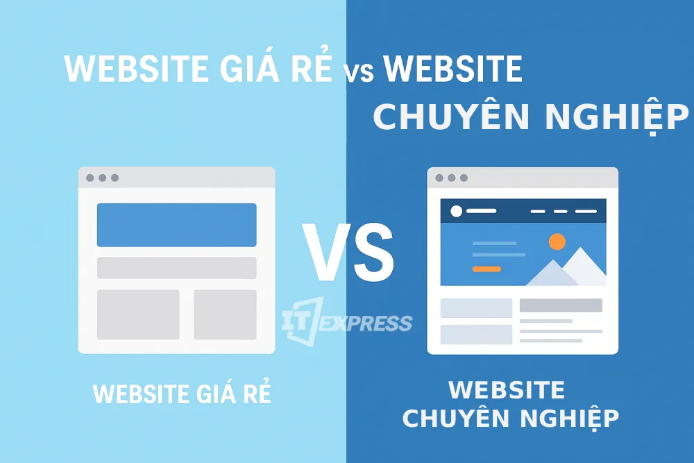 So sánh giữa thiết kế web giá rẻ - Thiết kế web chuyên nghiệp