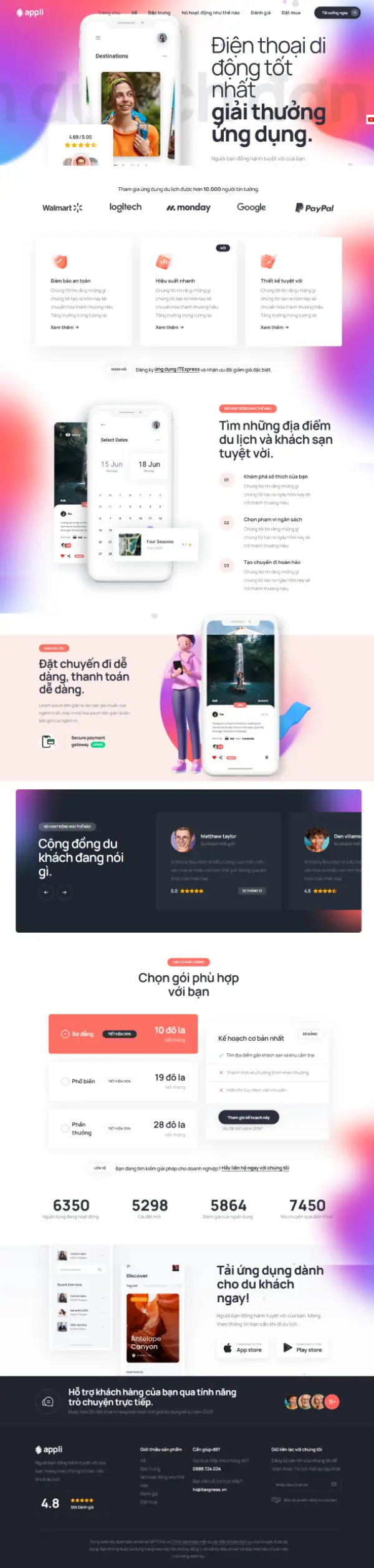 Dự án website giới thiệu sản phẩm cho doanh nghiệp